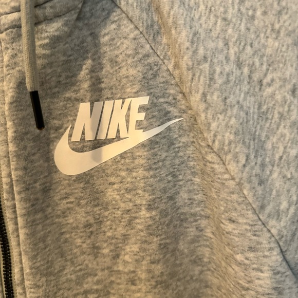 Nike gray zip up hoodie size medium - Picture 5 of 6